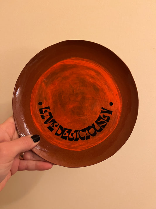 Live Deliciously Plate