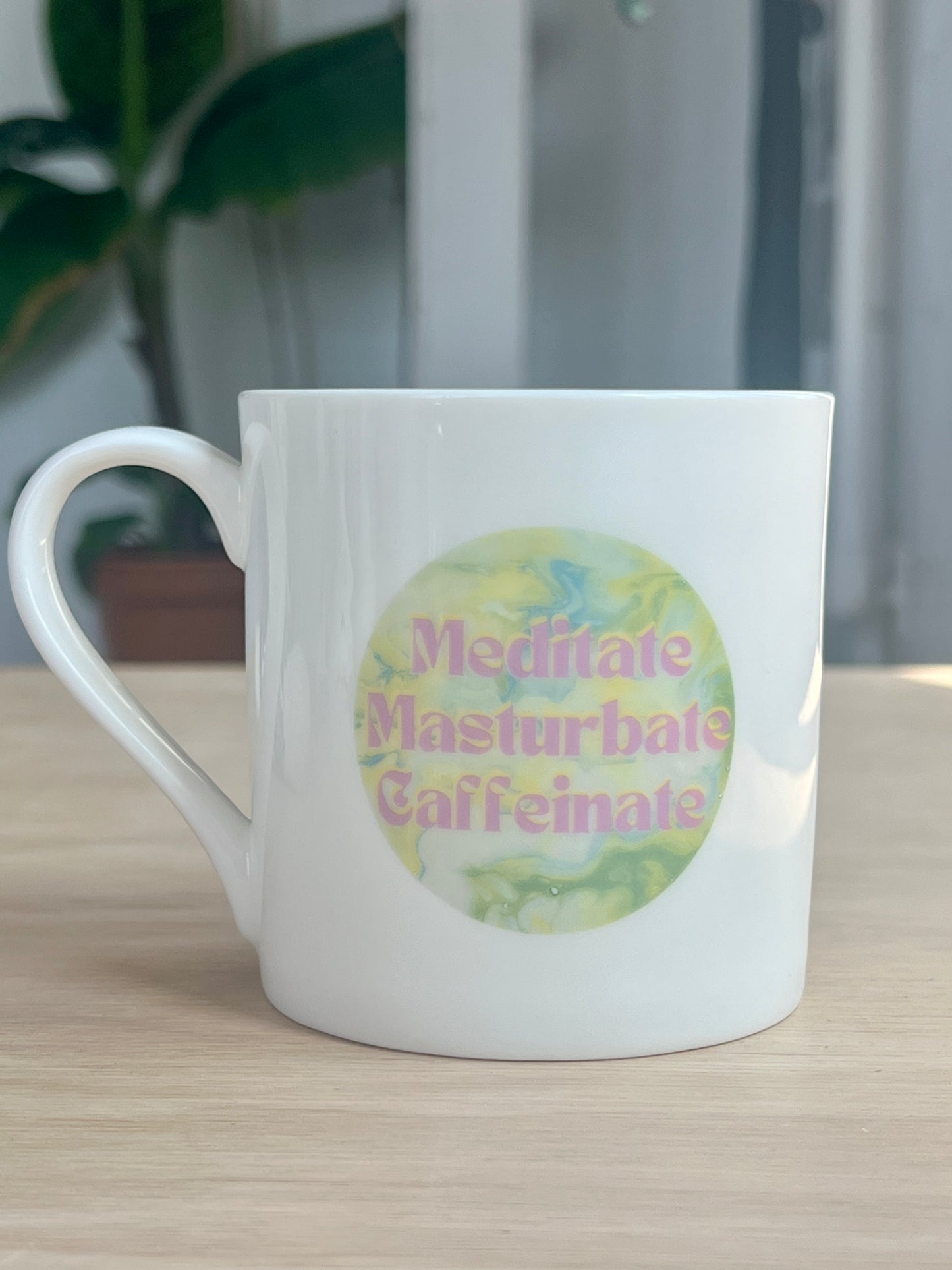 Meditate, Masturbate, Caffeinate Mug