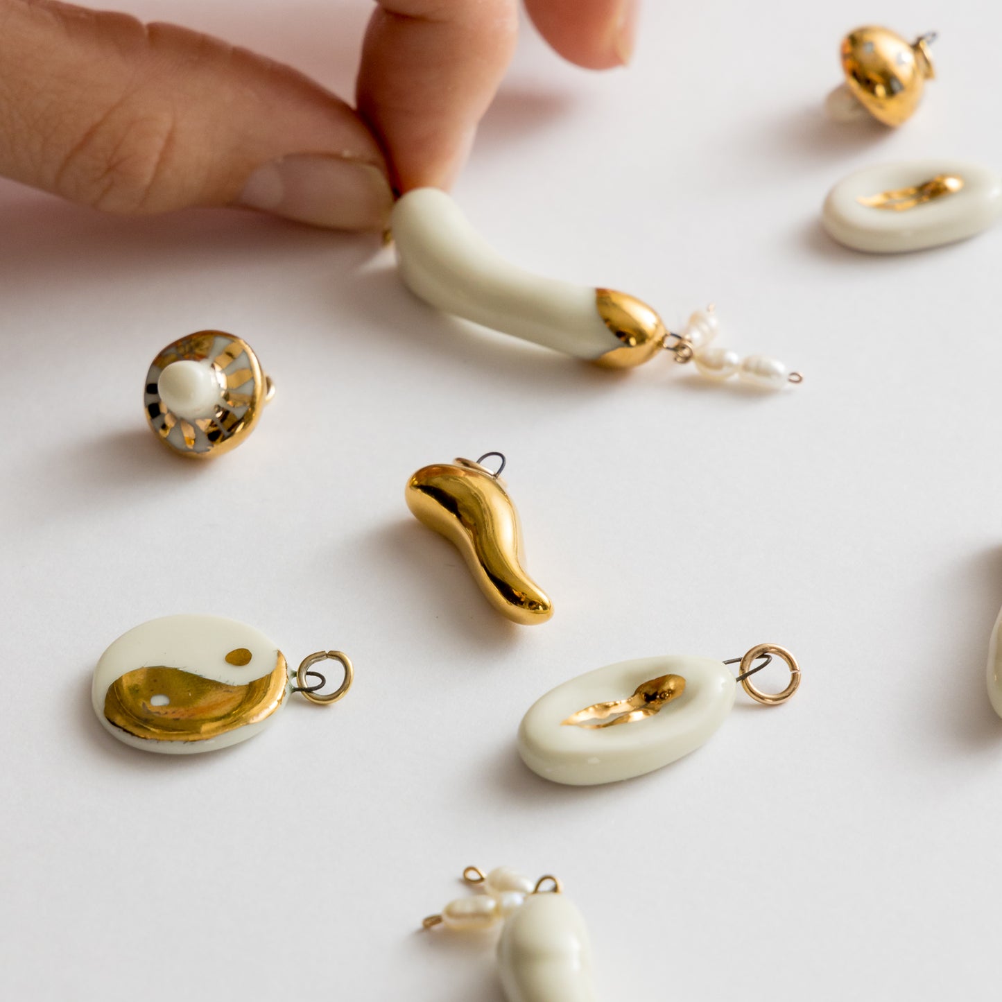 PRE-SALE Aubrey Charm with Baroque Seed Pearls